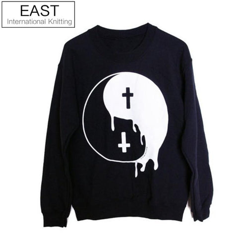 Punk Women sweatshirts pullovers
