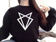 Load image into Gallery viewer, EAST KNITTING Autumn Winter Wolf Women Sweatshirt