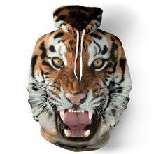 Load image into Gallery viewer, East Knitting Animal Hoodies Sweatshirt For Men 3D Print Hooded Pullover