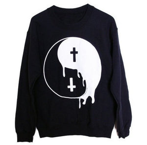 Punk Women sweatshirts pullovers