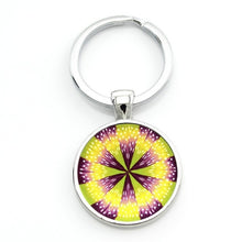Load image into Gallery viewer, Women fashion mandala flower purse bag pendant key-chain Buddhist zen charms