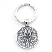 Load image into Gallery viewer, Women fashion mandala flower purse bag pendant key-chain Buddhist zen charms