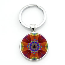 Load image into Gallery viewer, Women fashion mandala flower purse bag pendant key-chain Buddhist zen charms