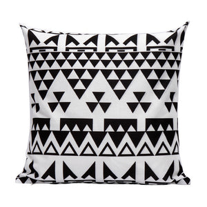 Geometric decorative Euro throw pillows
