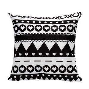 Geometric decorative Euro throw pillows