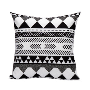 Geometric decorative Euro throw pillows