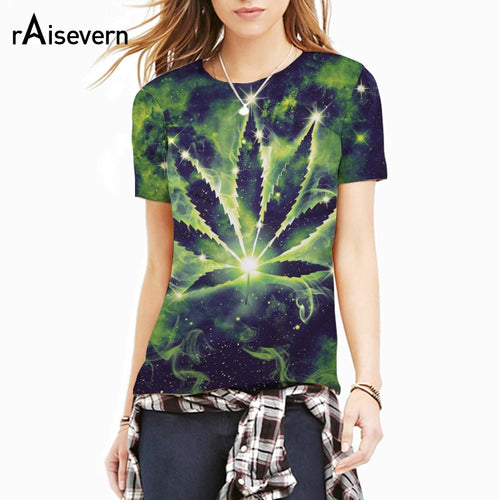 3D Weed Constellation T-Shirt Men/Woman