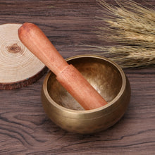 Load image into Gallery viewer, Tibetan Buddhism Singing Bowl Hand Hammered Yoga Copper Chakra Meditation and Gem Cleansing
