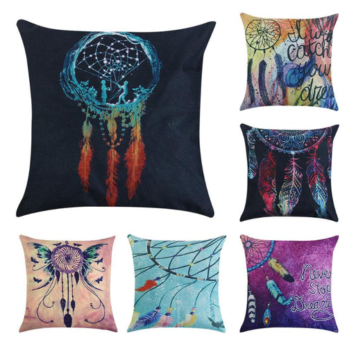 Colorful Dream-catcher Decorative Throw Pillow