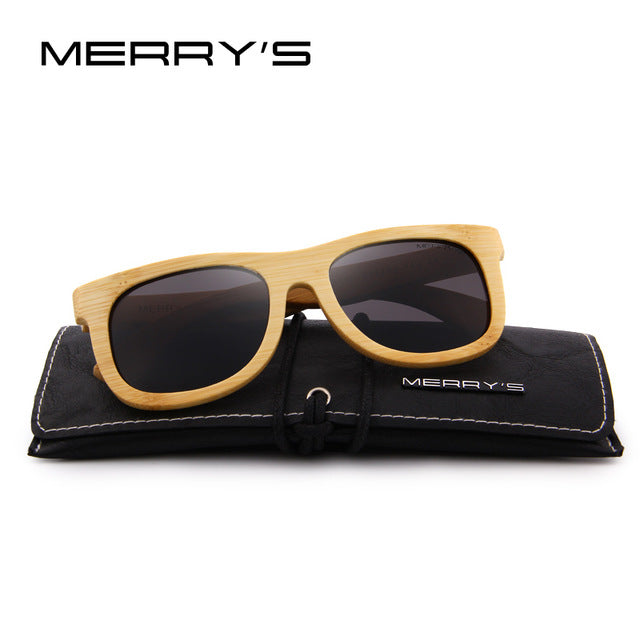 Bamboo Men/Women Retro Polarized Sun Glasses Hand-Made