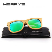 Load image into Gallery viewer, Bamboo Men/Women Retro Polarized Sun Glasses Hand-Made