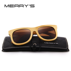 Bamboo Men/Women Retro Polarized Sun Glasses Hand-Made