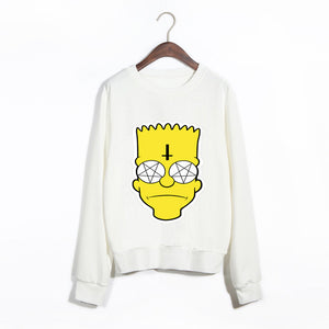 EAST KNITTING Printed Sweatshirt Autumn Long Sleeve for Women