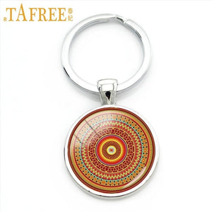 Mandala Geometric keychain