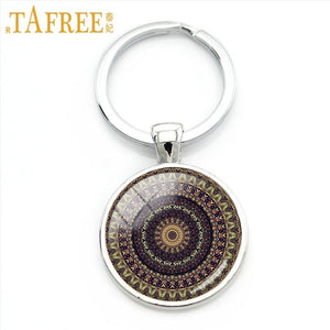 Mandala Geometric keychain
