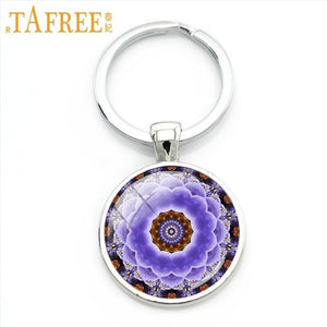 Mandala Geometric keychain