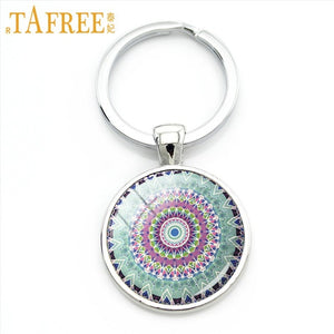 Mandala Geometric keychain