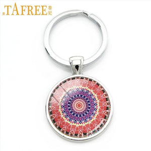 Mandala Geometric keychain