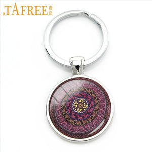 Mandala Geometric keychain
