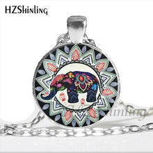 Load image into Gallery viewer, Faith Zen Healing Elephant Ganesha Glass Dome Mandala Necklace