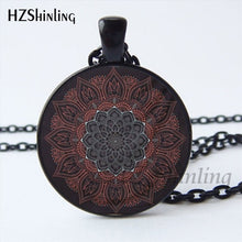 Load image into Gallery viewer, Indian Flower of Life Pendant Mandala Sacred Geometry Design