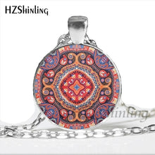 Load image into Gallery viewer, Indian Flower of Life Pendant Mandala Sacred Geometry Design