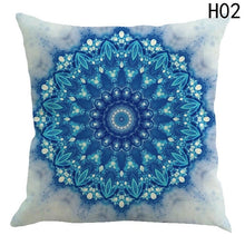 Load image into Gallery viewer, Beach Bohemian Geometric Mandala Cushion Cover