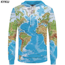 Load image into Gallery viewer, KYKU Brand Moon Sweatshirts Astronaut Funny Hoodie Landing On The Moon Hoodie Sweatshirt Men 3d Print Anime Mens Clothes