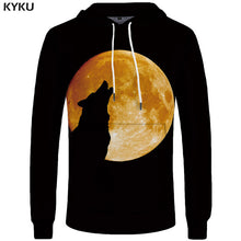 Load image into Gallery viewer, KYKU Brand Moon Sweatshirts Astronaut Funny Hoodie Landing On The Moon Hoodie Sweatshirt Men 3d Print Anime Mens Clothes