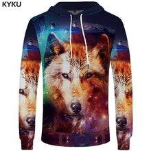 Load image into Gallery viewer, KYKU Brand Moon Sweatshirts Astronaut Funny Hoodie Landing On The Moon Hoodie Sweatshirt Men 3d Print Anime Mens Clothes
