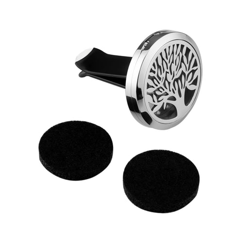 Car Air Vent Diffuser Tree of Life Essential Oil Fragrance Stainless Steel Magnet car perfume
