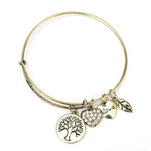 Load image into Gallery viewer, Tree of Life Charm Bangle