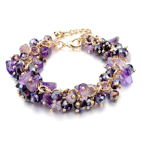 Oval Natural Stone Bracelet