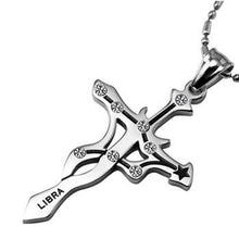 Load image into Gallery viewer, Titanium Zodiac Sign Pendants