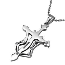 Load image into Gallery viewer, Titanium Zodiac Sign Pendants