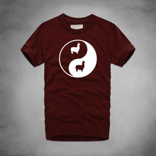 Load image into Gallery viewer, Llama Bagua Print Tshirts Eight Trigram Yin Yang Minions T-shirts Funny Rock Pajama Sexy Board Men Alpaca Drama Tee Shirt