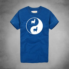 Load image into Gallery viewer, Llama Bagua Print Tshirts Eight Trigram Yin Yang Minions T-shirts Funny Rock Pajama Sexy Board Men Alpaca Drama Tee Shirt