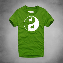 Load image into Gallery viewer, Llama Bagua Print Tshirts Eight Trigram Yin Yang Minions T-shirts Funny Rock Pajama Sexy Board Men Alpaca Drama Tee Shirt