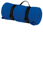 Load image into Gallery viewer, 100% Spun Polyester Fleece Blanket with Strap