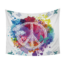 Load image into Gallery viewer, Watercolor Butterfly Tapestry