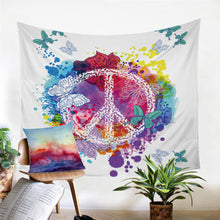 Load image into Gallery viewer, Watercolor Butterfly Tapestry