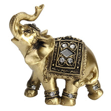 Load image into Gallery viewer, Elegant Elephant Trunk Feng Shui Luck &amp; Wealth Figurine