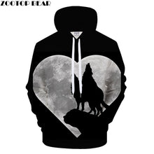 Load image into Gallery viewer, Wolf Hoodies