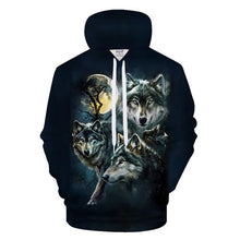Load image into Gallery viewer, Wolf Hoodies