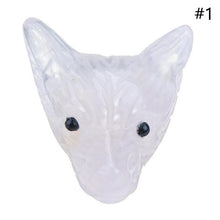 Load image into Gallery viewer, 1pc Wolf Head Natural Carved Stone
