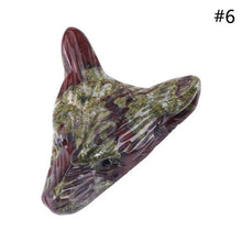 Load image into Gallery viewer, 1pc Wolf Head Natural Carved Stone
