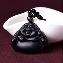 Load image into Gallery viewer, Black Onyx Buddha pendants
