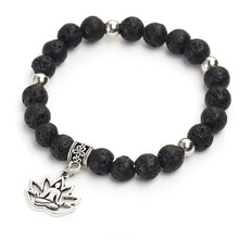 Load image into Gallery viewer, Tiger Eye Natural Stone Flower Beaded Bracelets