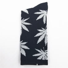 Load image into Gallery viewer, Cotton Marijuana Leaf long Crew Sock