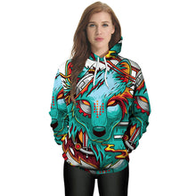 Load image into Gallery viewer, Women Casual Hoodies 3D Graphic Print Pullover